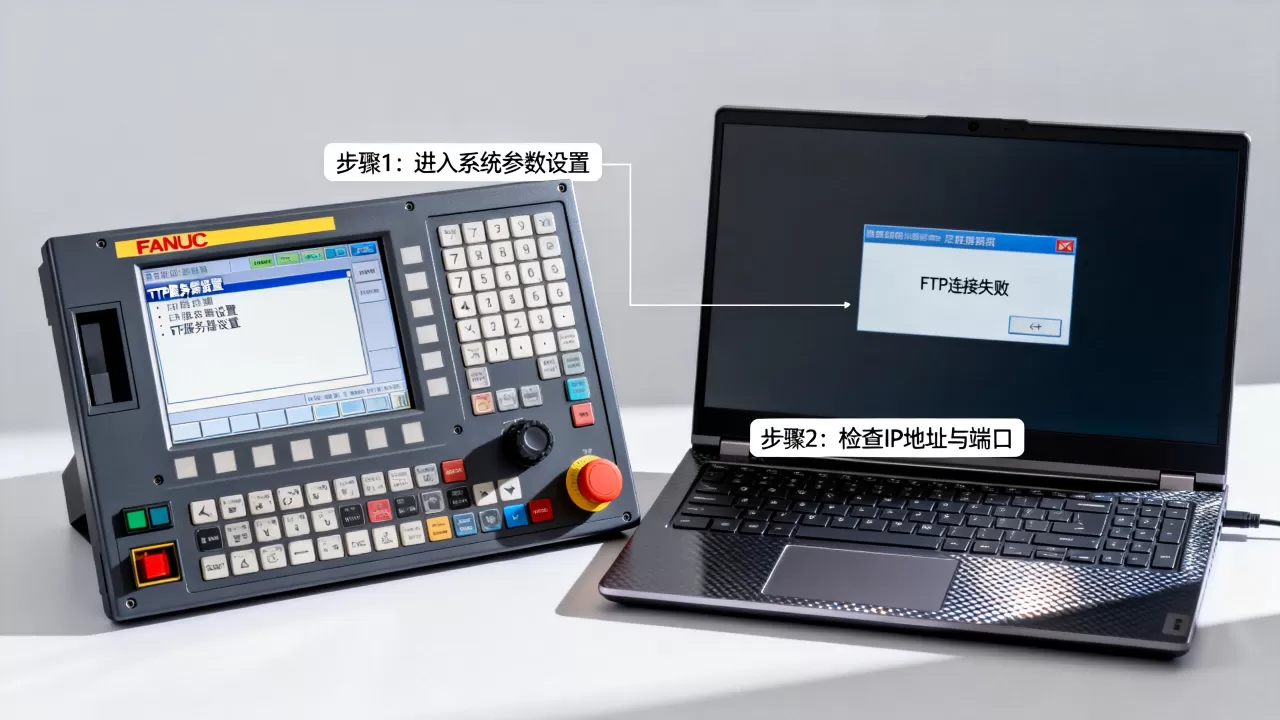 fanuc系统怎么设置FTP服务器,FTP连接失败怎么办? fanuc系统怎么设置FTP服务器,FTP连接失败怎么办?