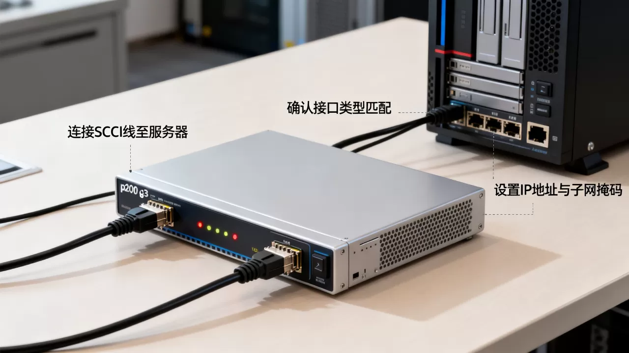 p2000 g3 isci怎么正确连接服务器,怎么设置 p2000 g3 isci怎么正确连接服务器,怎么设置