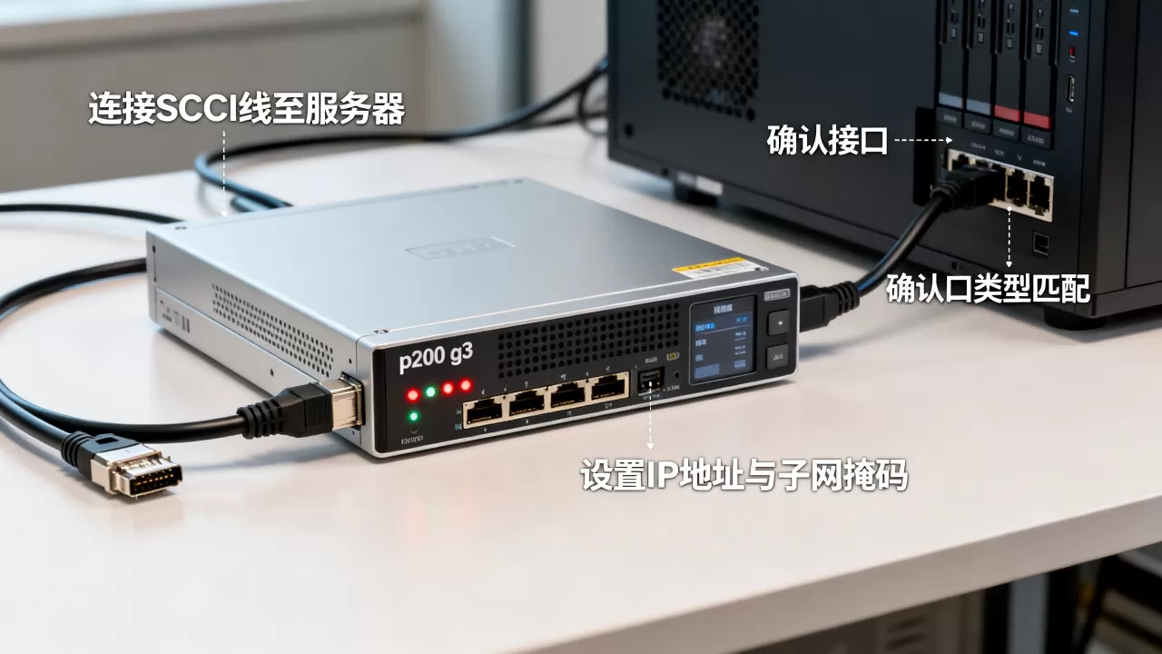 p2000 g3 isci怎么正确连接服务器,怎么设置 p2000 g3 isci怎么正确连接服务器,怎么设置