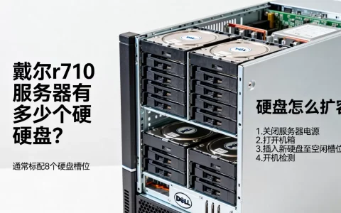 戴尔r710服务器有多少个硬盘？，硬盘怎么扩容