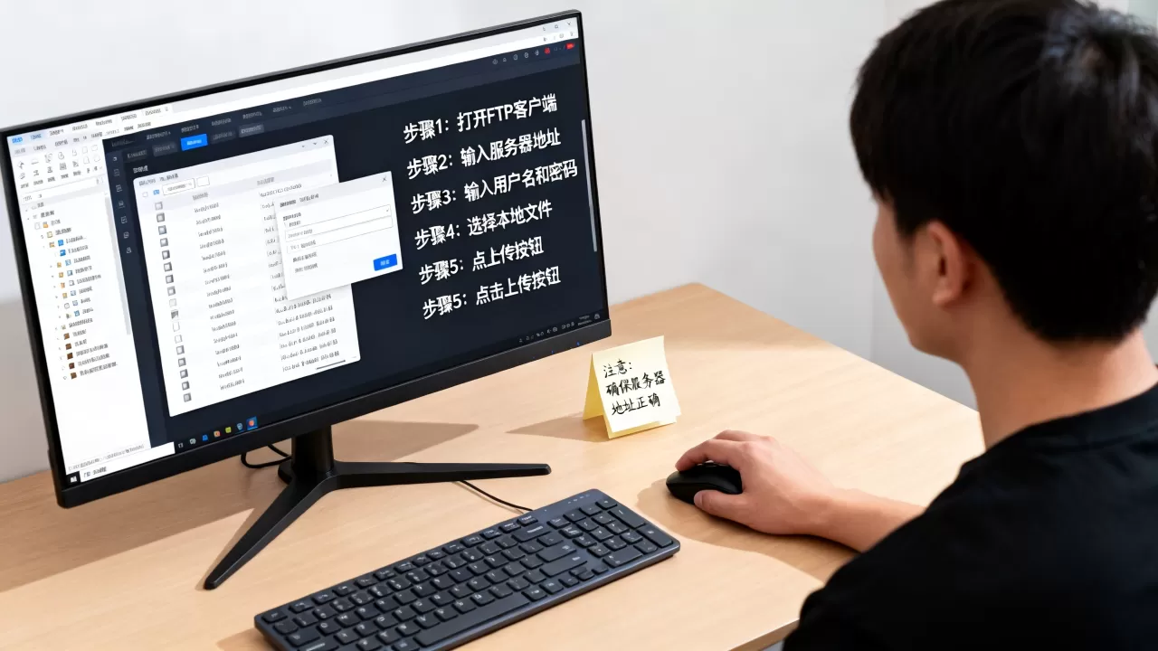 FTP服务器网站怎么上传文件到服务器?,具体步骤是什么? FTP服务器网站怎么上传文件到服务器?,具体步骤是什么?