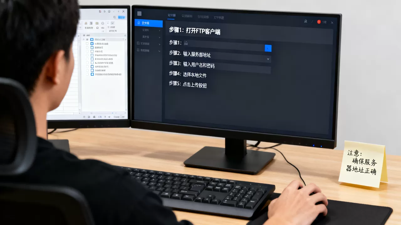 FTP服务器网站怎么上传文件到服务器?,具体步骤是什么? FTP服务器网站怎么上传文件到服务器?,具体步骤是什么?