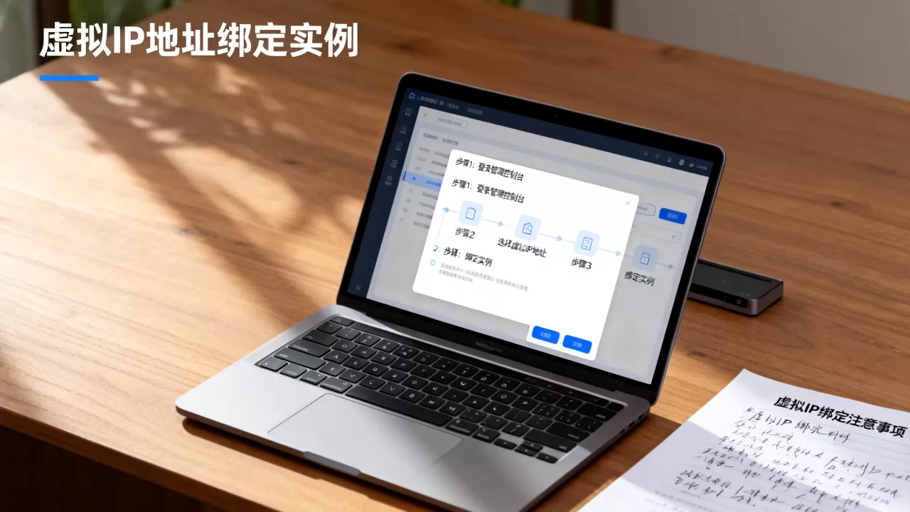 如何为虚拟IP地址绑定实例?,具体步骤是什么 如何为虚拟IP地址绑定实例?,具体步骤是什么