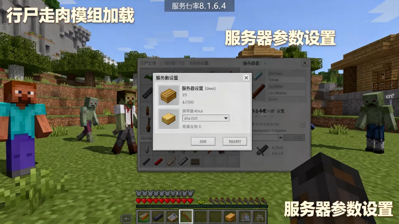 mc1.6.4行尸走肉服务器怎么弄 mc1.6.4行尸走肉服务器怎么弄