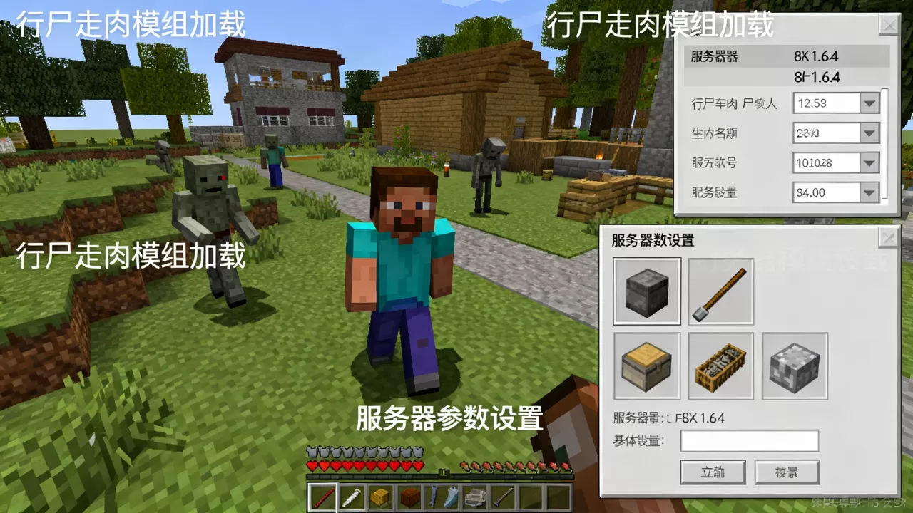 mc1.6.4行尸走肉服务器怎么弄 mc1.6.4行尸走肉服务器怎么弄