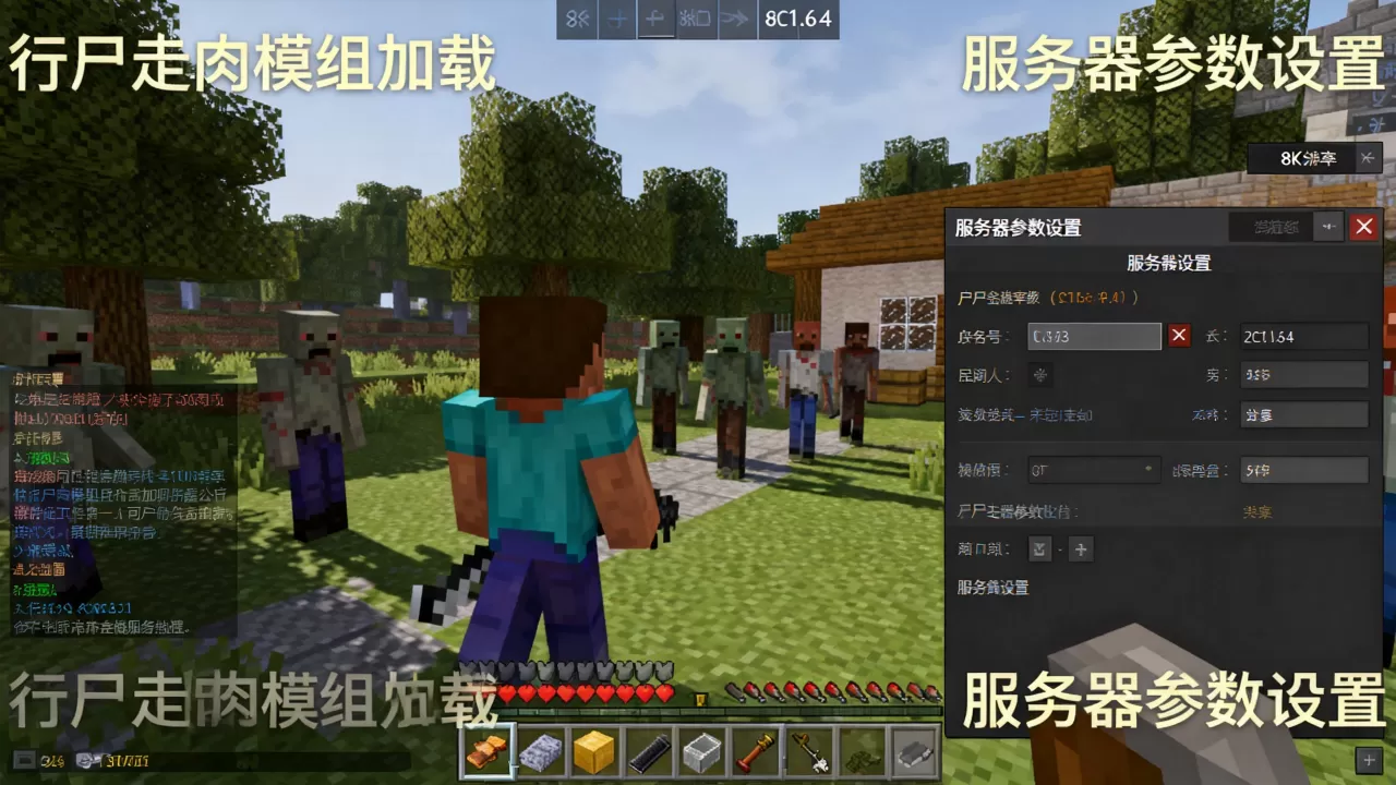 mc1.6.4行尸走肉服务器怎么弄 mc1.6.4行尸走肉服务器怎么弄