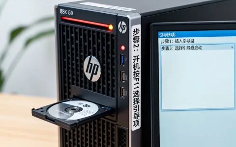 惠普G9服务器如何进入引导盘做系统，具体步骤是什么？
