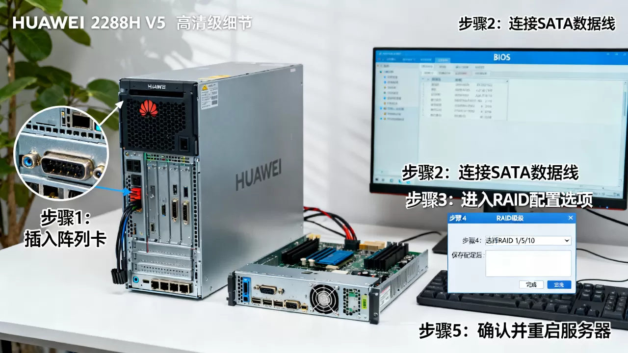 华为2288h v5服务器怎么做raid,配置步骤是什么 华为2288h v5服务器怎么做raid,配置步骤是什么