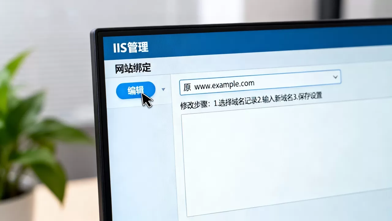 IIS服务已绑定网站域名怎么修改,iis域名修改方法有哪些 IIS服务已绑定网站域名怎么修改,iis域名修改方法有哪些