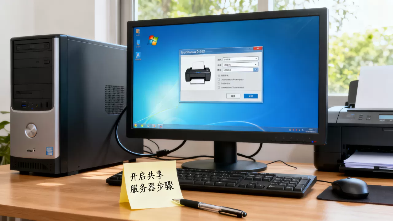 win7打印机共享服务器怎么开启,如何设置 win7打印机共享服务器怎么开启,如何设置