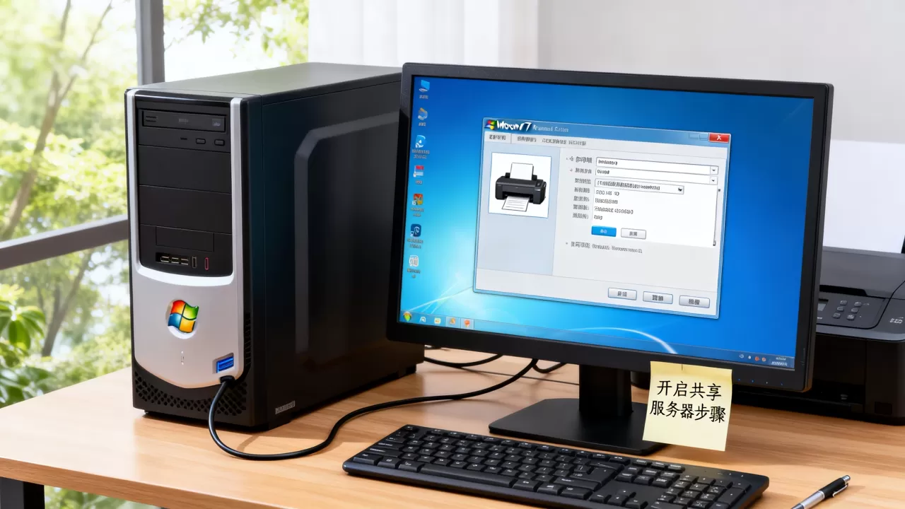 win7打印机共享服务器怎么开启,如何设置 win7打印机共享服务器怎么开启,如何设置