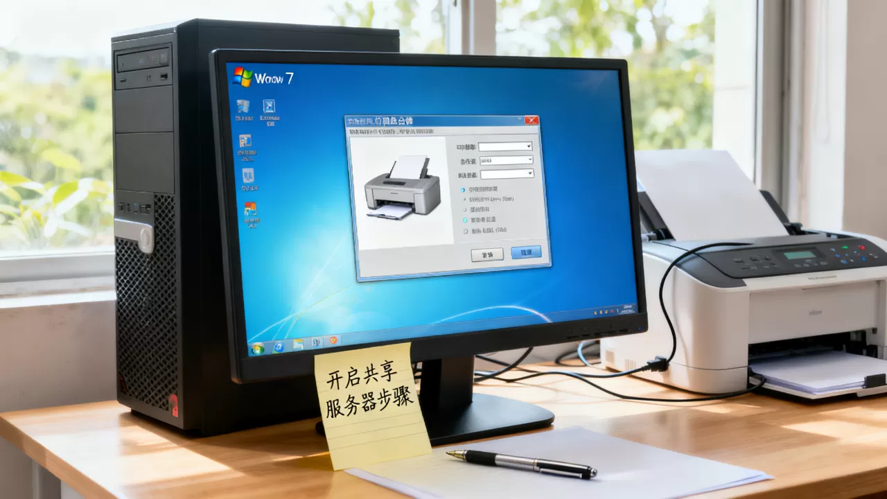 win7打印机共享服务器怎么开启,如何设置 win7打印机共享服务器怎么开启,如何设置