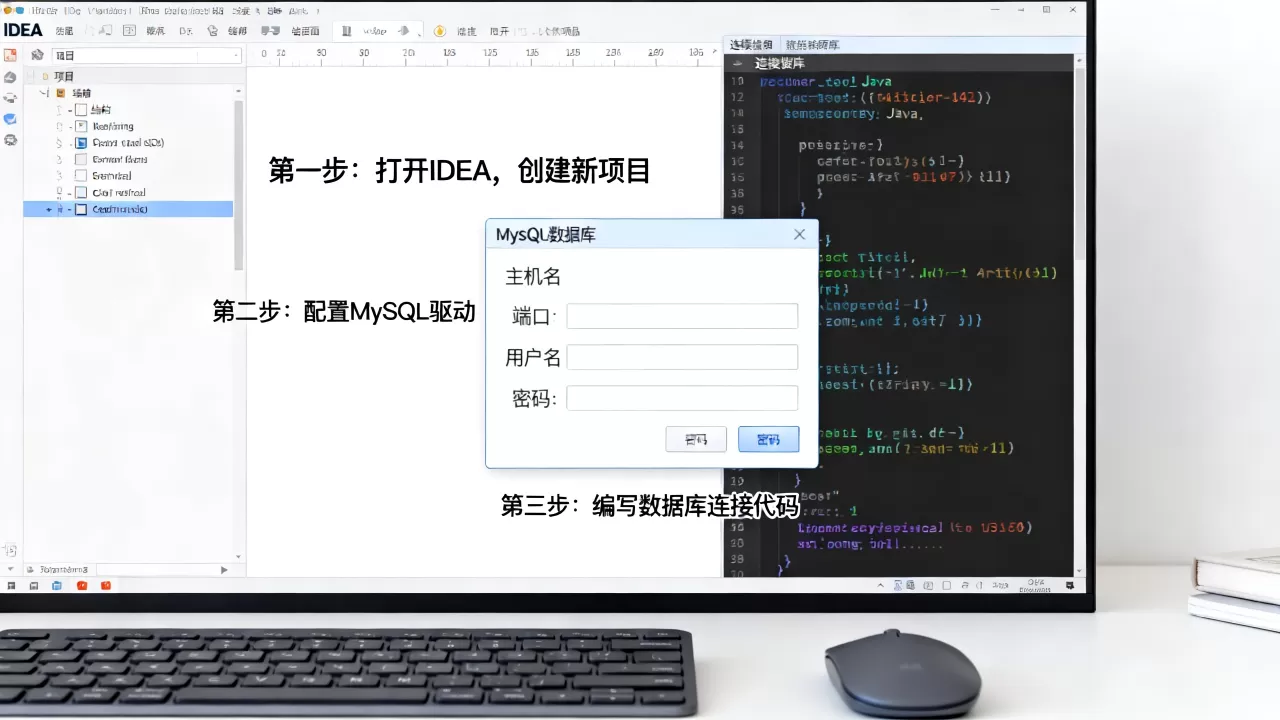 如何用IDEA连接MySQL数据库并操作?, 步骤有哪些? 如何用IDEA连接MySQL数据库并操作?, 步骤有哪些?