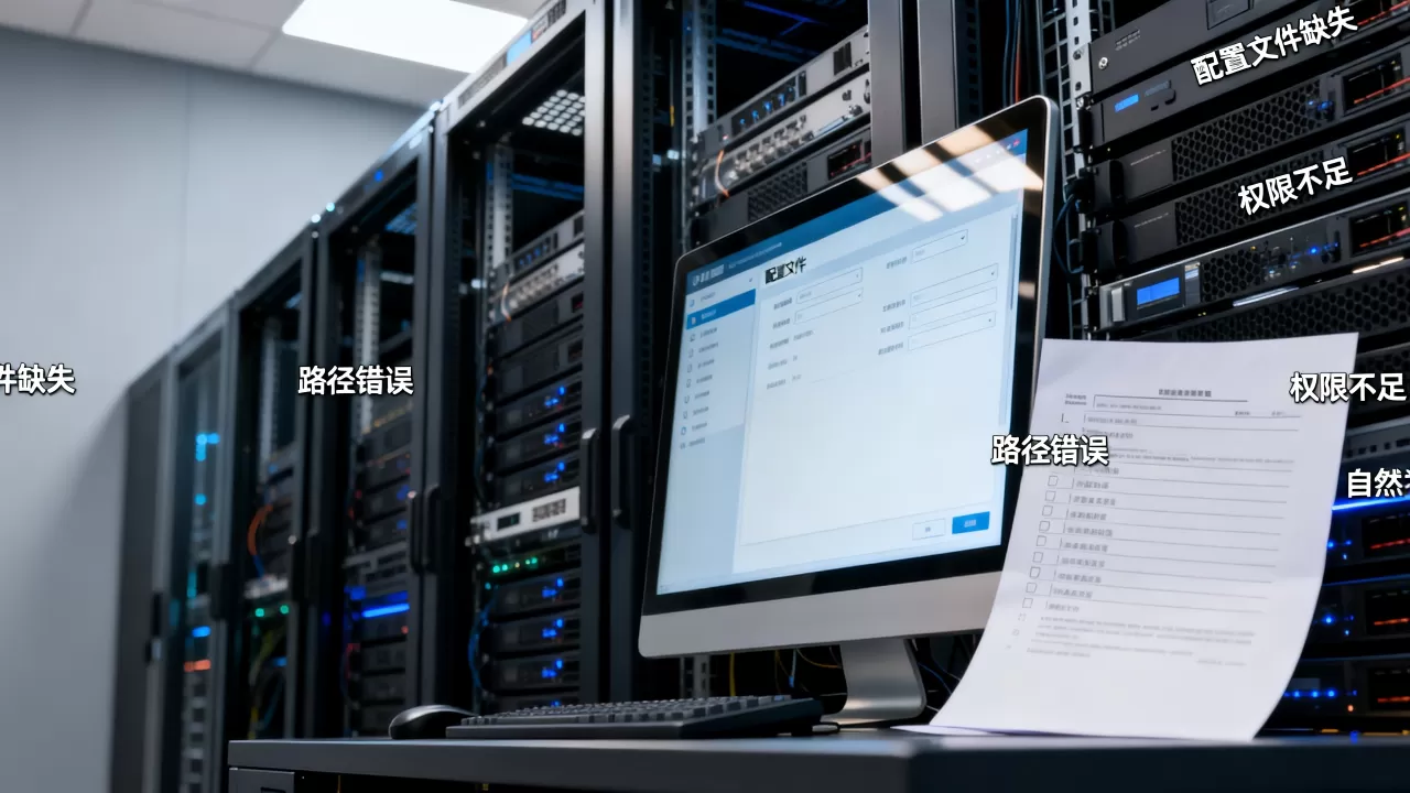服务器未配置文件是什么原因造成的,怎么解决 服务器未配置文件是什么原因造成的,怎么解决