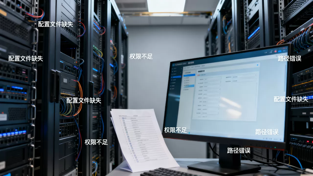 服务器未配置文件是什么原因造成的,怎么解决 服务器未配置文件是什么原因造成的,怎么解决