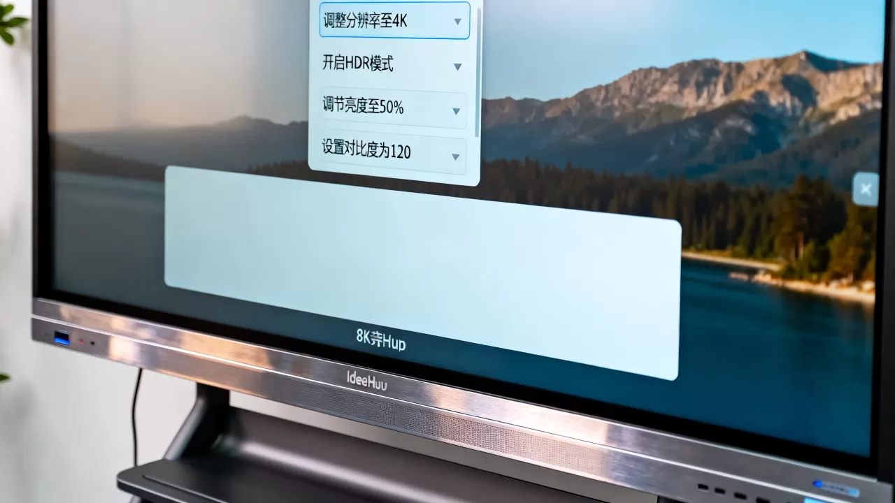如何设置IdeaHub画质,画质怎么调清晰度? 如何设置IdeaHub画质,画质怎么调清晰度?