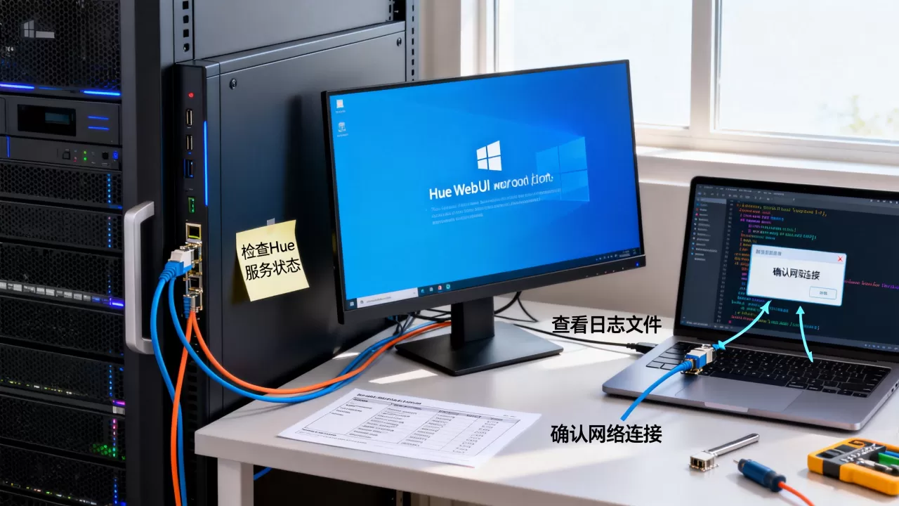 Windows服务器Hue WebUI打不开?怎么回事? Windows服务器Hue WebUI打不开?怎么回事?