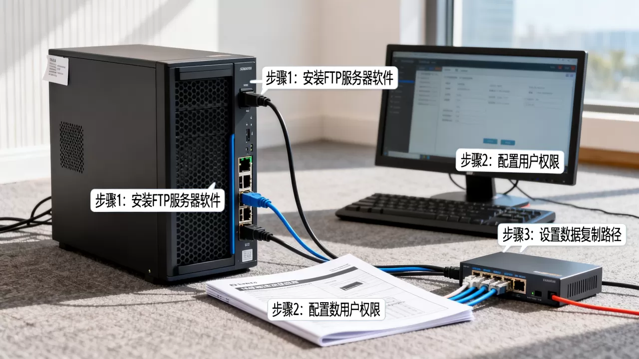FTP服务器搭建数据复制怎么做,步骤是什么? FTP服务器搭建数据复制怎么做,步骤是什么?