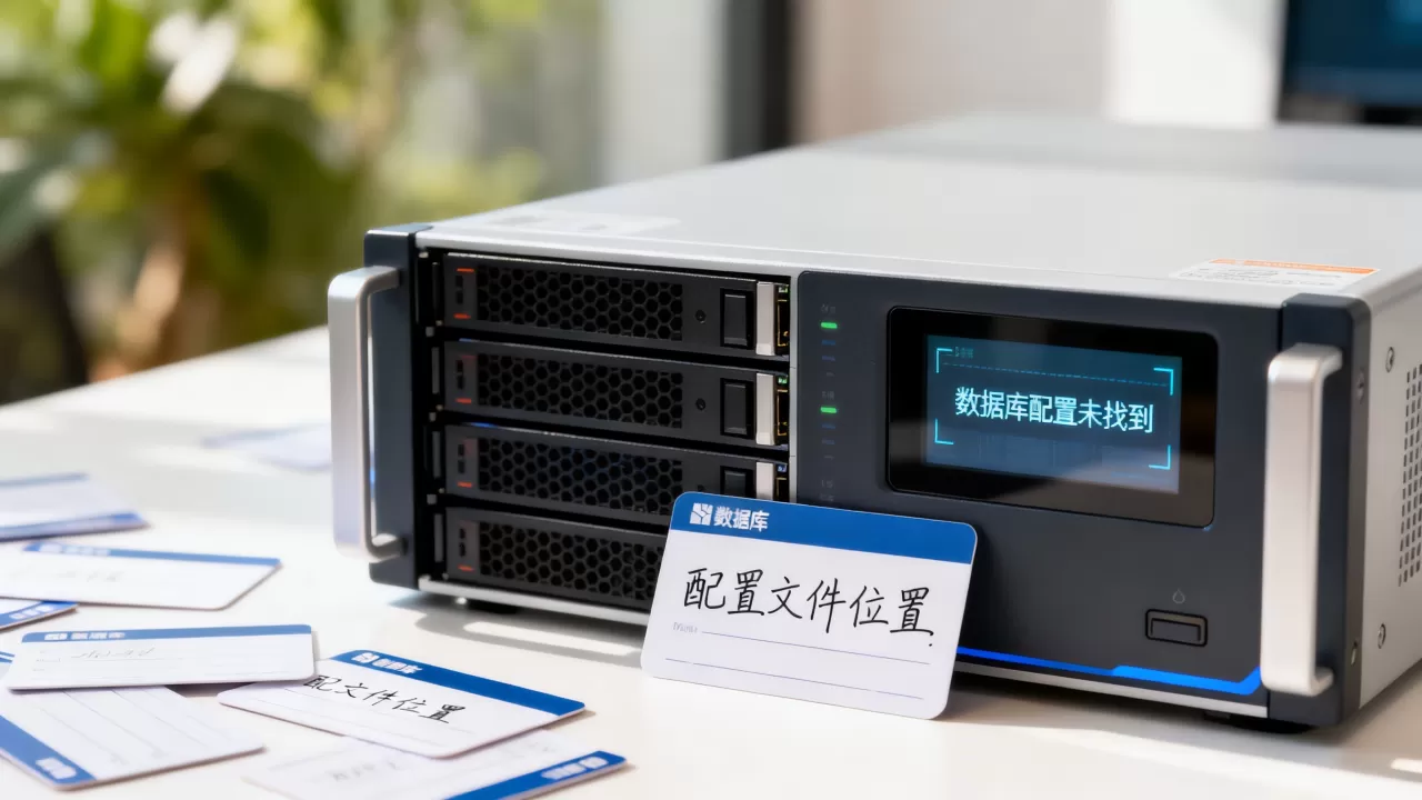 服务器端的数据库配置找不到怎么办?,怎么找卡片? 服务器端的数据库配置找不到怎么办?,怎么找卡片?