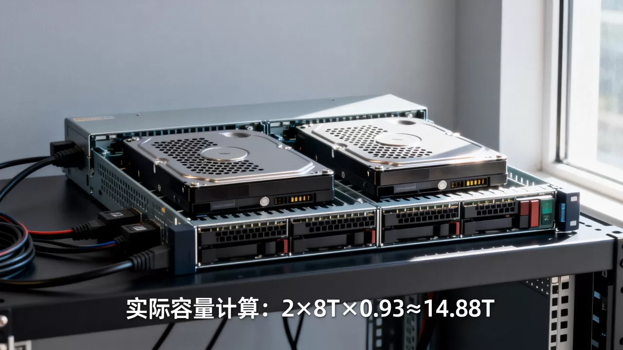 服务器阵列2个8T到底显示多少T,实际容量怎么算 服务器阵列2个8T到底显示多少T,实际容量怎么算
