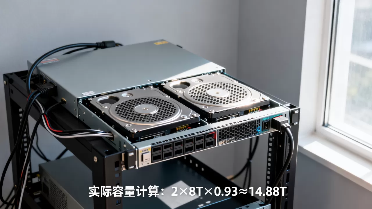 服务器阵列2个8T到底显示多少T,实际容量怎么算 服务器阵列2个8T到底显示多少T,实际容量怎么算