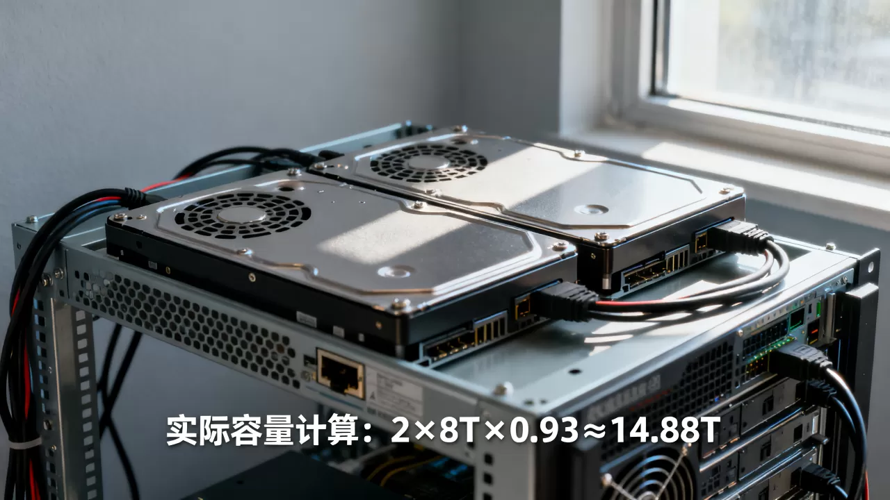 服务器阵列2个8T到底显示多少T,实际容量怎么算 服务器阵列2个8T到底显示多少T,实际容量怎么算