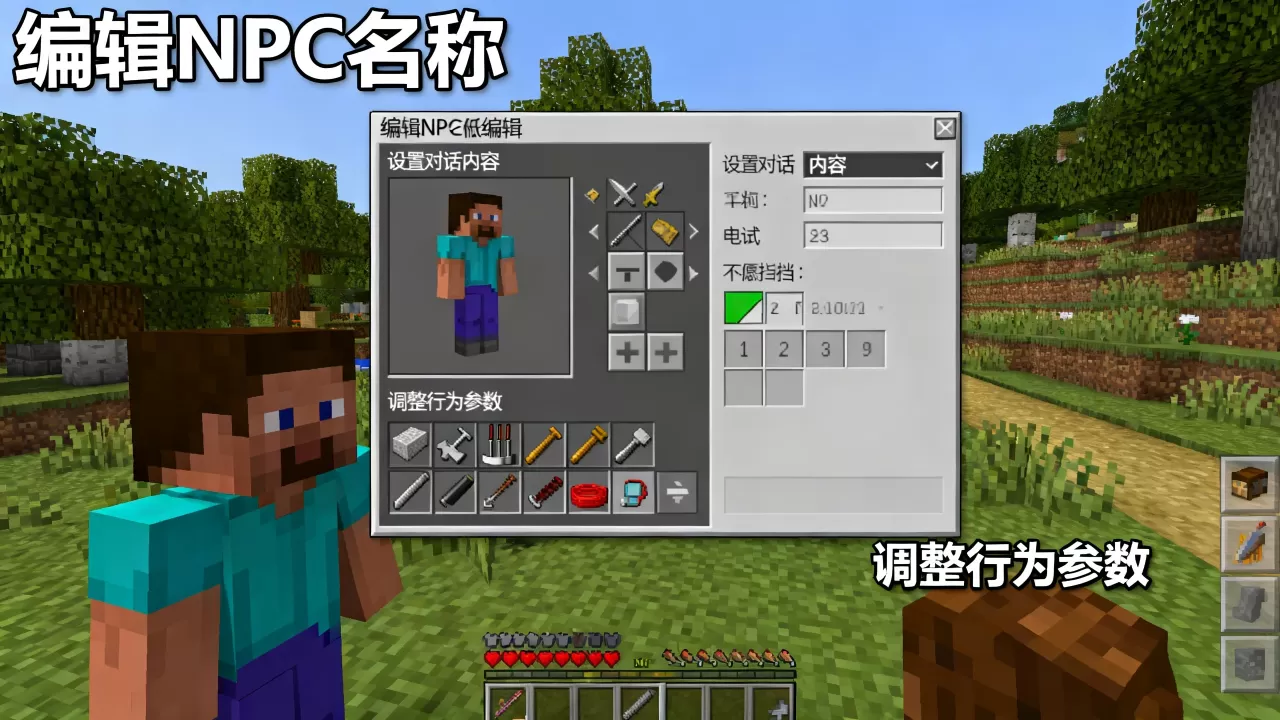 我的世界最新版本服务器NPC怎么编辑?,编辑方法是什么? 我的世界最新版本服务器NPC怎么编辑?,编辑方法是什么?