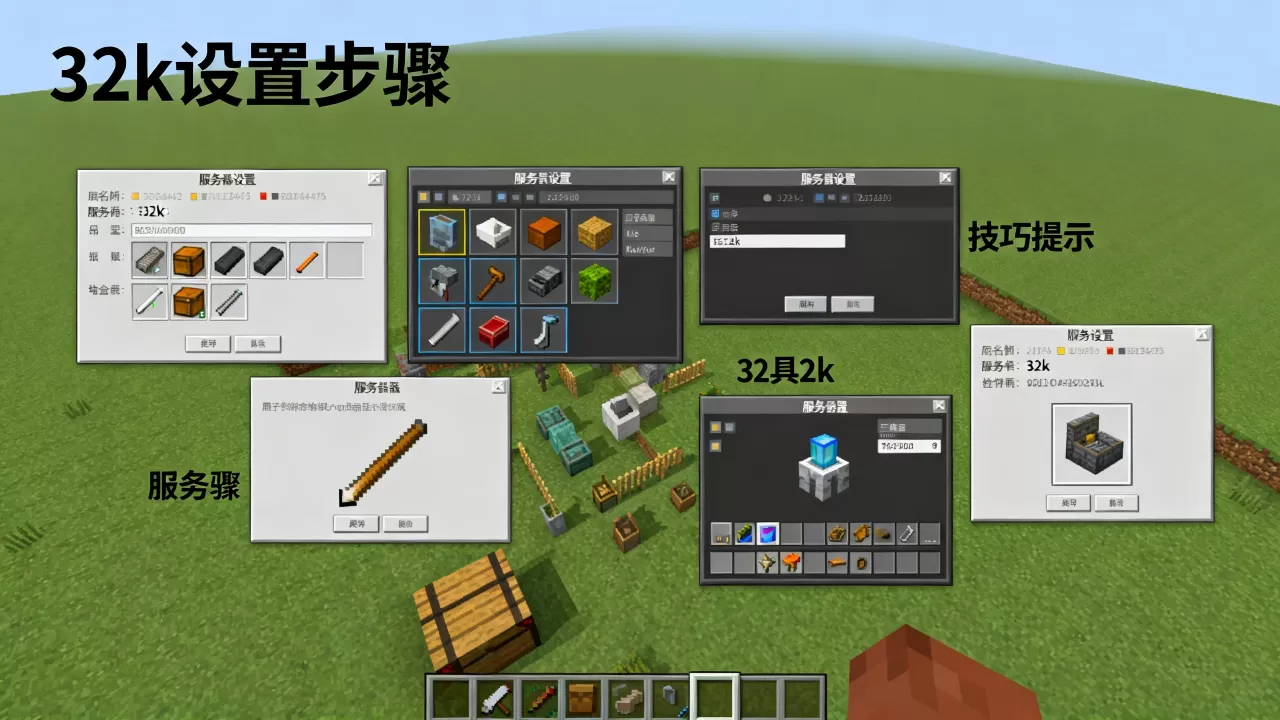 网易版我的世界服务器32k怎么弄才正确,有什么技巧 网易版我的世界服务器32k怎么弄才正确,有什么技巧