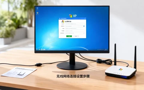 xp系统怎么设置无线网络连接服务器