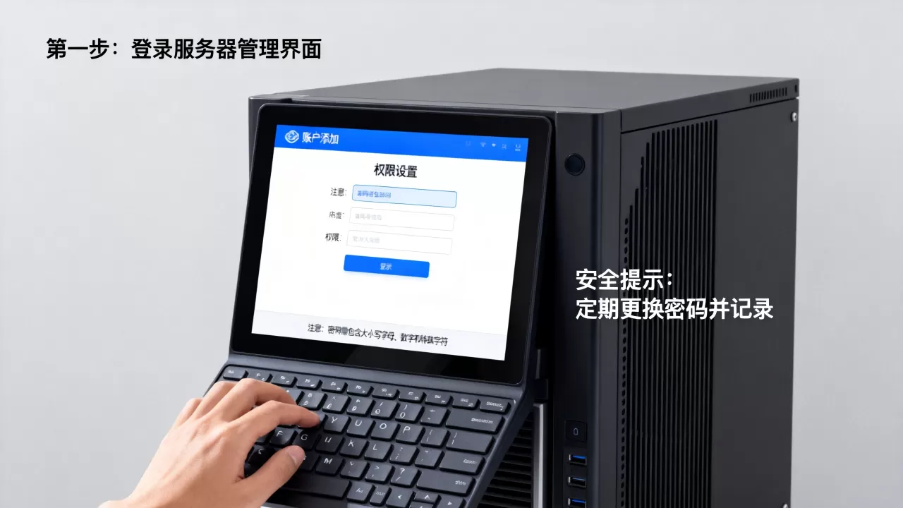 如何正确给服务器添加账户和密码,有哪些安全注意事项? 如何正确给服务器添加账户和密码,有哪些安全注意事项?