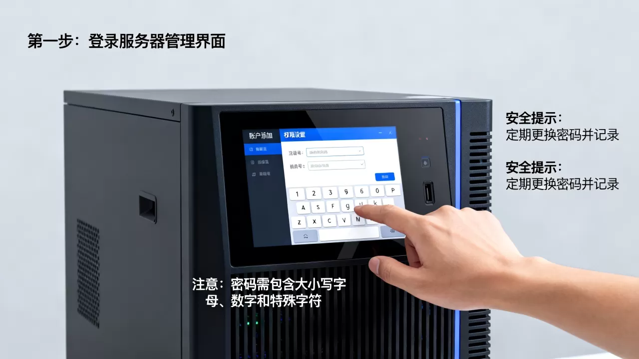如何正确给服务器添加账户和密码,有哪些安全注意事项? 如何正确给服务器添加账户和密码,有哪些安全注意事项?