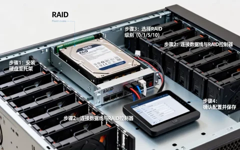 服务器RAID配置的详细步骤是什么，RAID级别怎么选？