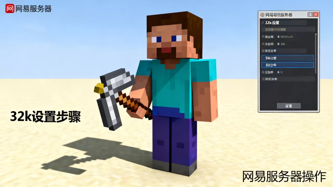 我的世界怎么在网易服务器里搞32k?,32k怎么弄 我的世界怎么在网易服务器里搞32k?,32k怎么弄