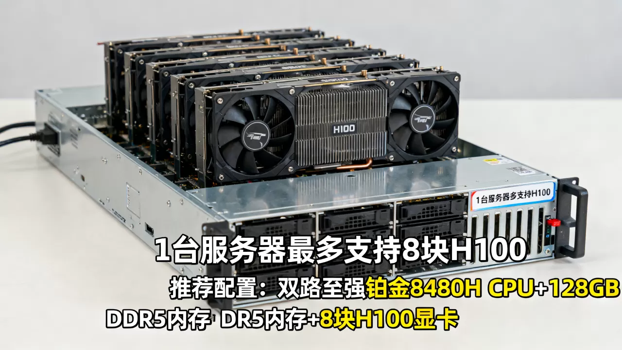 1台服务器最多能配多少H100?,什么配置性价比高? 1台服务器最多能配多少H100?,什么配置性价比高?