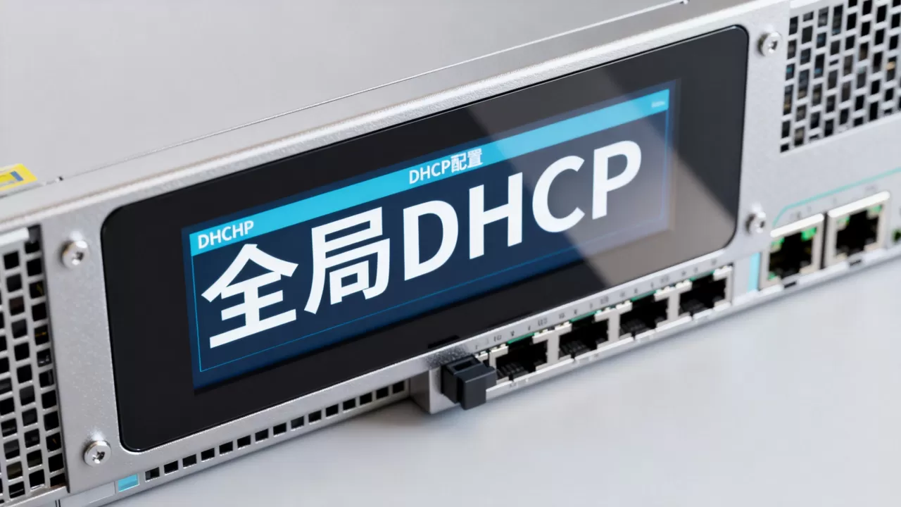 服务器DHCP配置视频_全局DHCP 服务器DHCP配置视频_全局DHCP