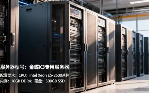 金蝶K3需要几台服务器，金蝶K3服务器配置要求是什么？