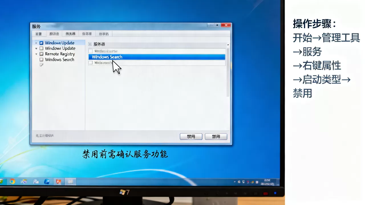 win7可以禁用哪些服务器?,禁用服务器怎么设置 win7可以禁用哪些服务器?,禁用服务器怎么设置