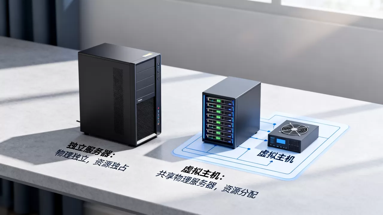 服务器和虚拟主机的主要区别是什么,哪个更好 服务器和虚拟主机的主要区别是什么,哪个更好