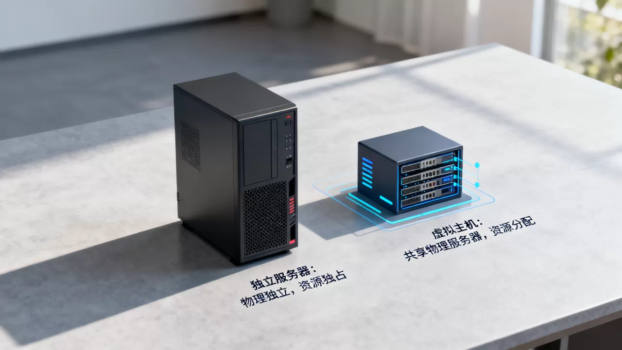 服务器和虚拟主机的主要区别是什么,哪个更好 服务器和虚拟主机的主要区别是什么,哪个更好