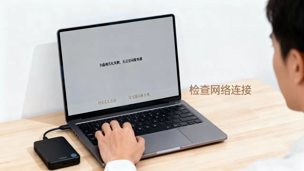 d盘格式化无法访问服务器怎么办 d盘格式化无法访问服务器怎么办