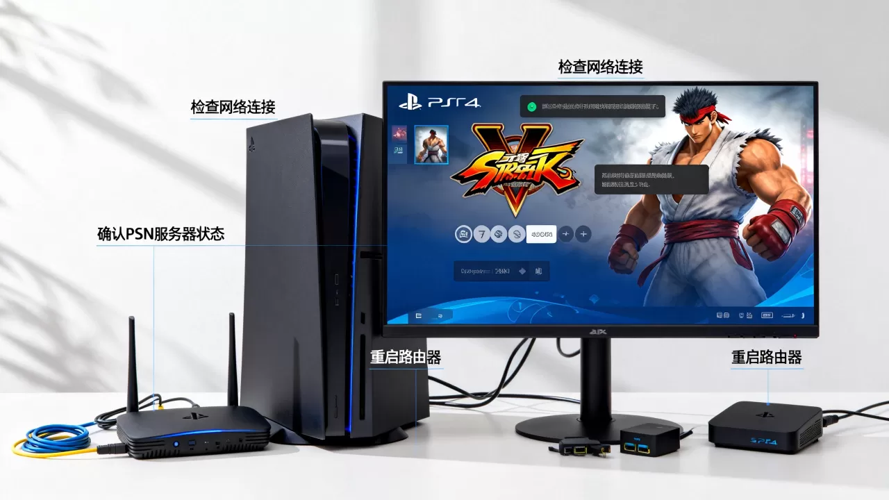为什么PS4街霸5登陆服务器失败,怎么解决 为什么PS4街霸5登陆服务器失败,怎么解决