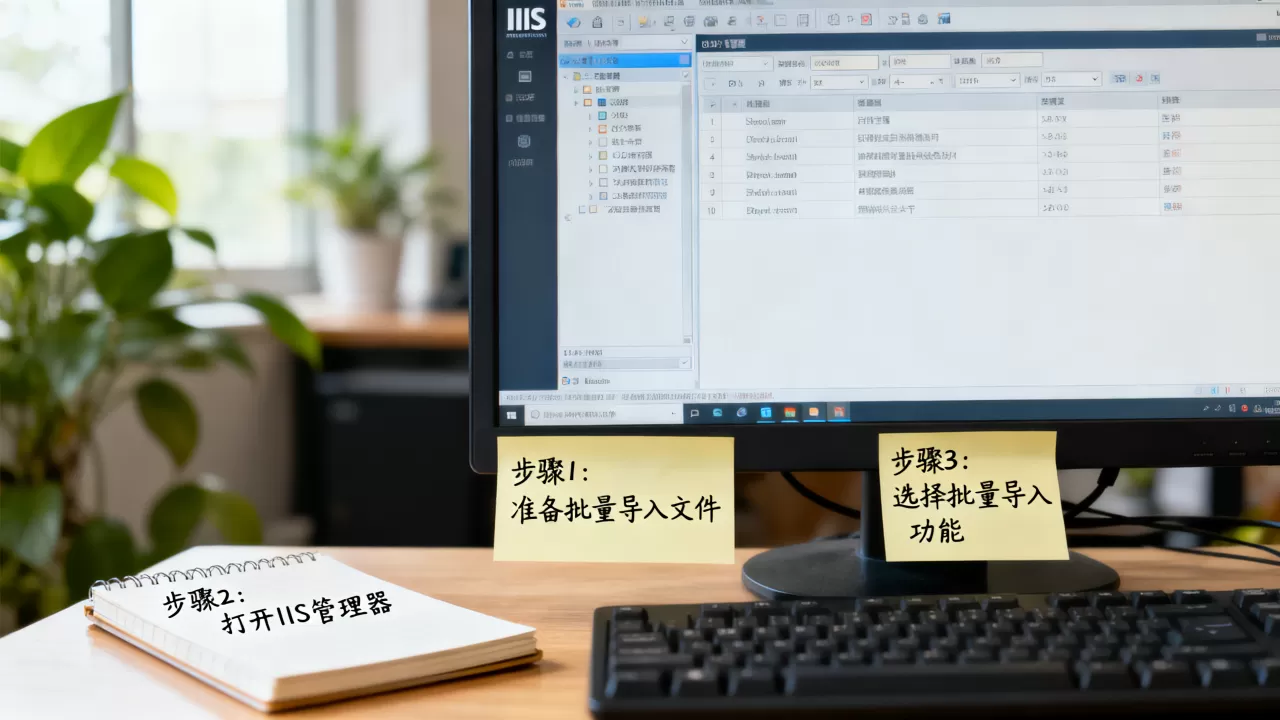 IIS网站批量导入怎么操作,具体步骤有哪些? IIS网站批量导入怎么操作,具体步骤有哪些?