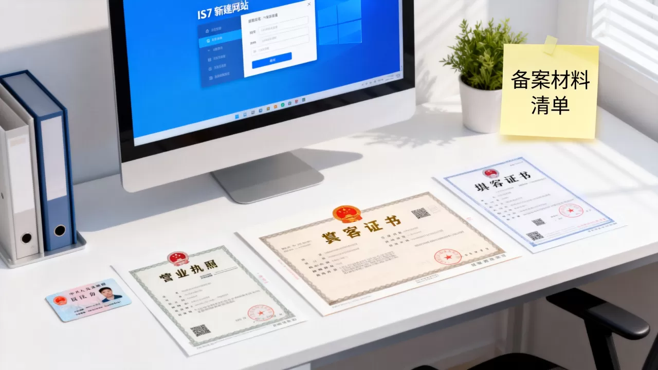 IIS7新建网站如何备案,网站备案需要什么材料? IIS7新建网站如何备案,网站备案需要什么材料?
