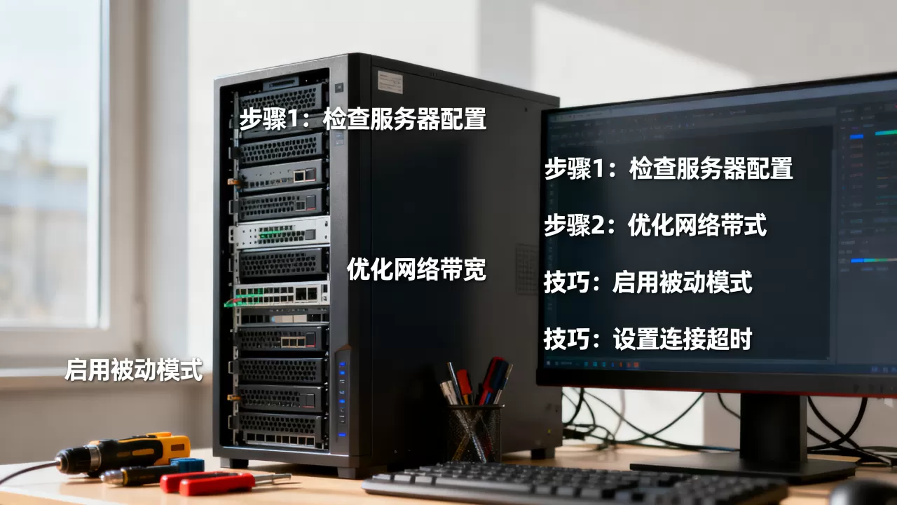 FTP服务器优化具体操作步骤是什么,有哪些技巧? FTP服务器优化具体操作步骤是什么,有哪些技巧?