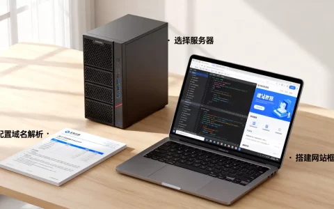 服务器域名都准备好了怎么建站，网站搭建教程？