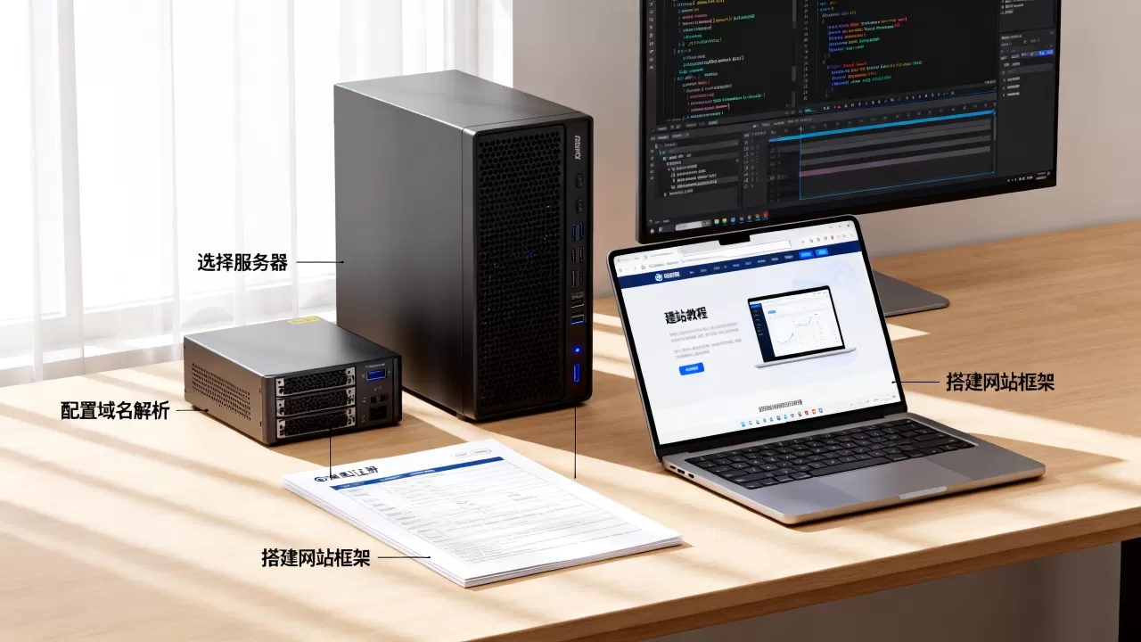 服务器域名都准备好了怎么建站,网站搭建教程? 服务器域名都准备好了怎么建站,网站搭建教程?