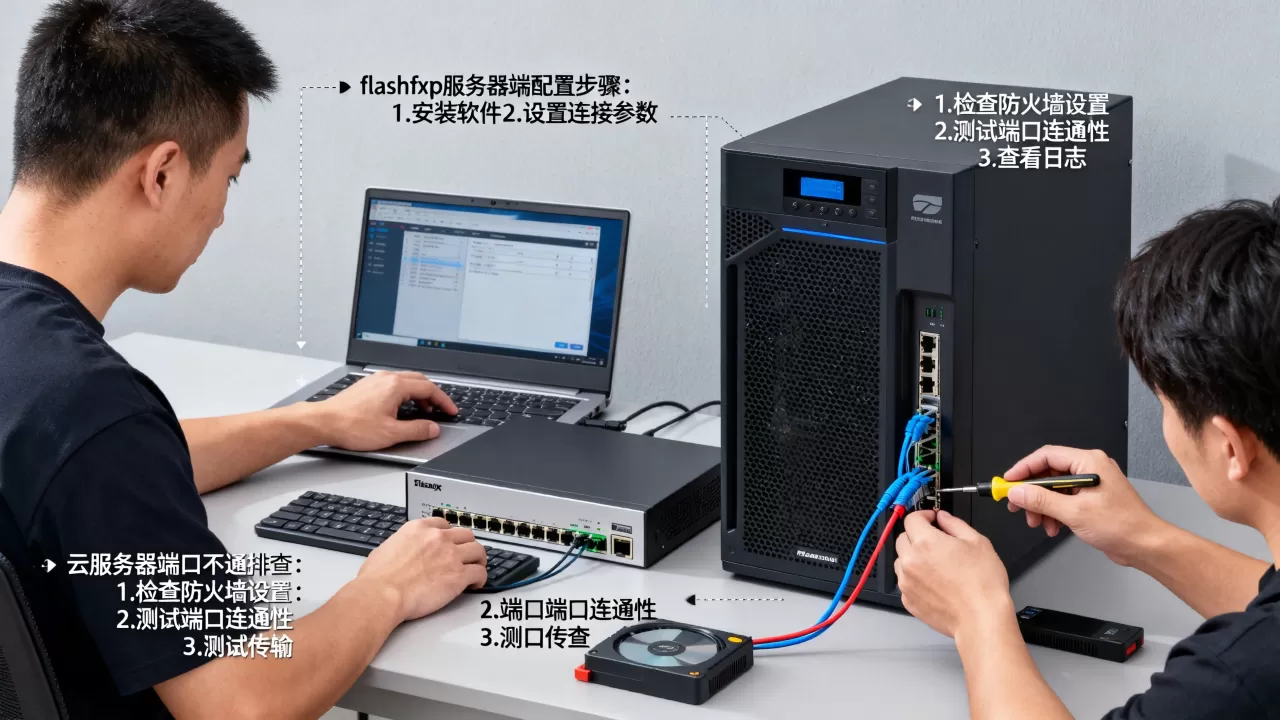 flashfxp服务器端配置怎么做?,云服务器端口不通排查方法 flashfxp服务器端配置怎么做?,云服务器端口不通排查方法