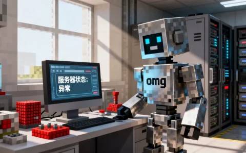 我的世界omg机器人的服务器到底怎么了，怎么回事
