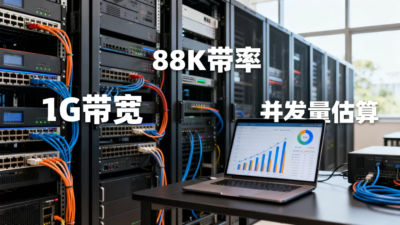 服务器1G带宽能带多少用户,怎么估算并发量? 服务器1G带宽能带多少用户,怎么估算并发量?