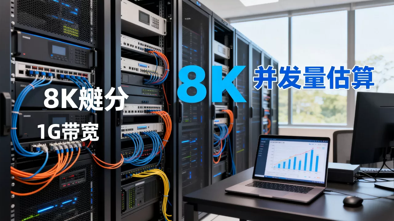 服务器1G带宽能带多少用户,怎么估算并发量? 服务器1G带宽能带多少用户,怎么估算并发量?